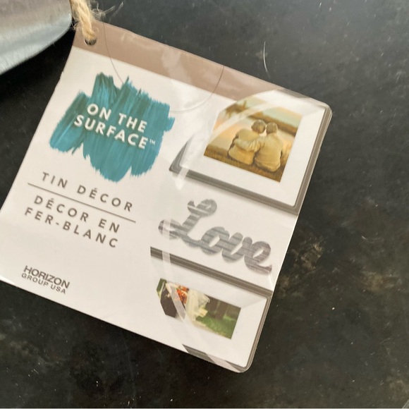 NEW Galvanized Metal Love Wall Decor Sign - Picture 4 of 7